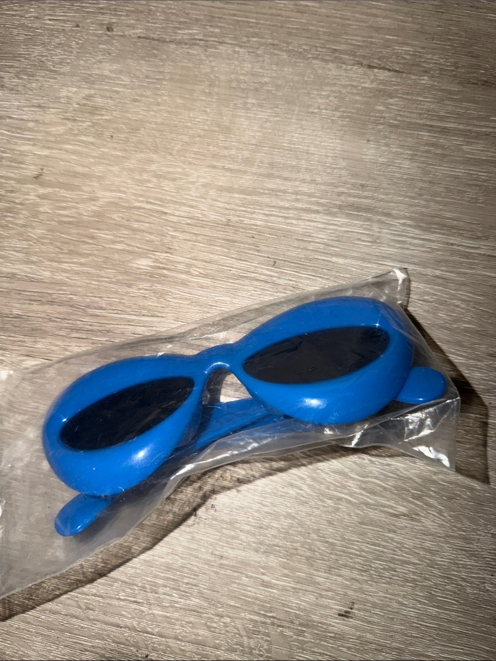 Kids Blue Oval Sunglasses — Fun, Protective Shades